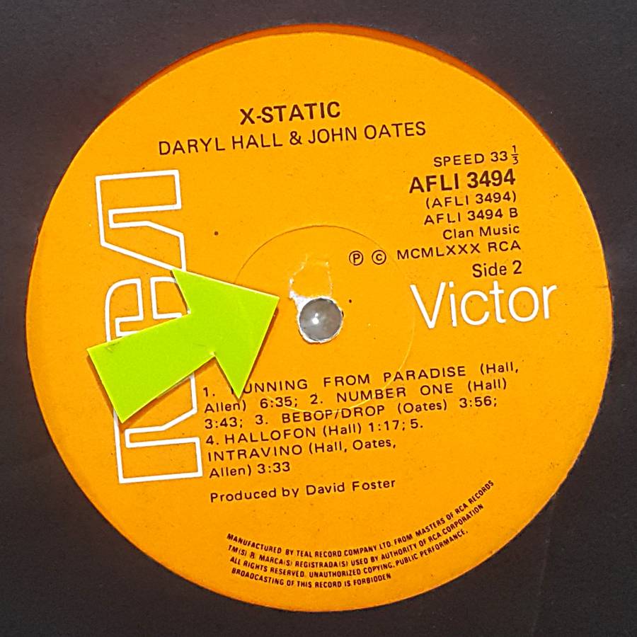 DARRYL HALL & JOHN OATES - X-STATIC Vinyl, LP, Album Country: South Africa Released: 1979