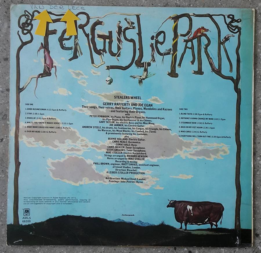STEALERS WHEEL - FERGUSLIE PARK Vinyl, LP, Album Country: South Africa Released: 1973