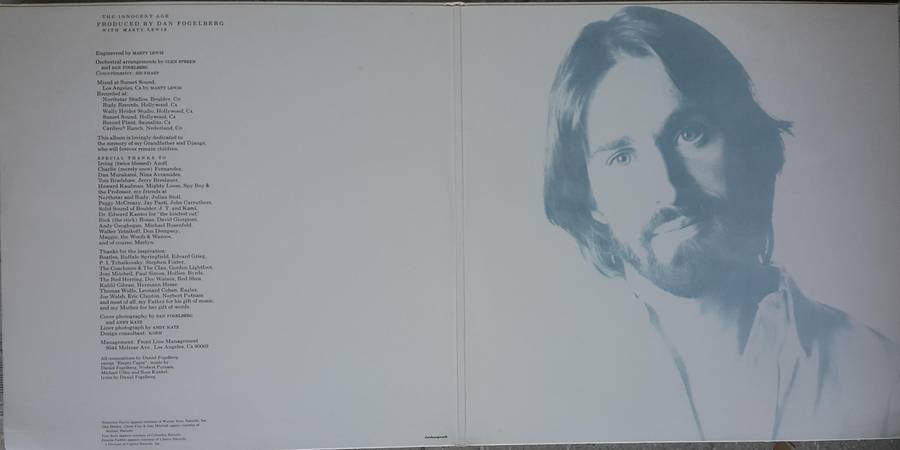 DAN FOGELBERG - THE INNOCENT AGE 2 × Vinyl, LP, Album Country: South Africa Released: 1981