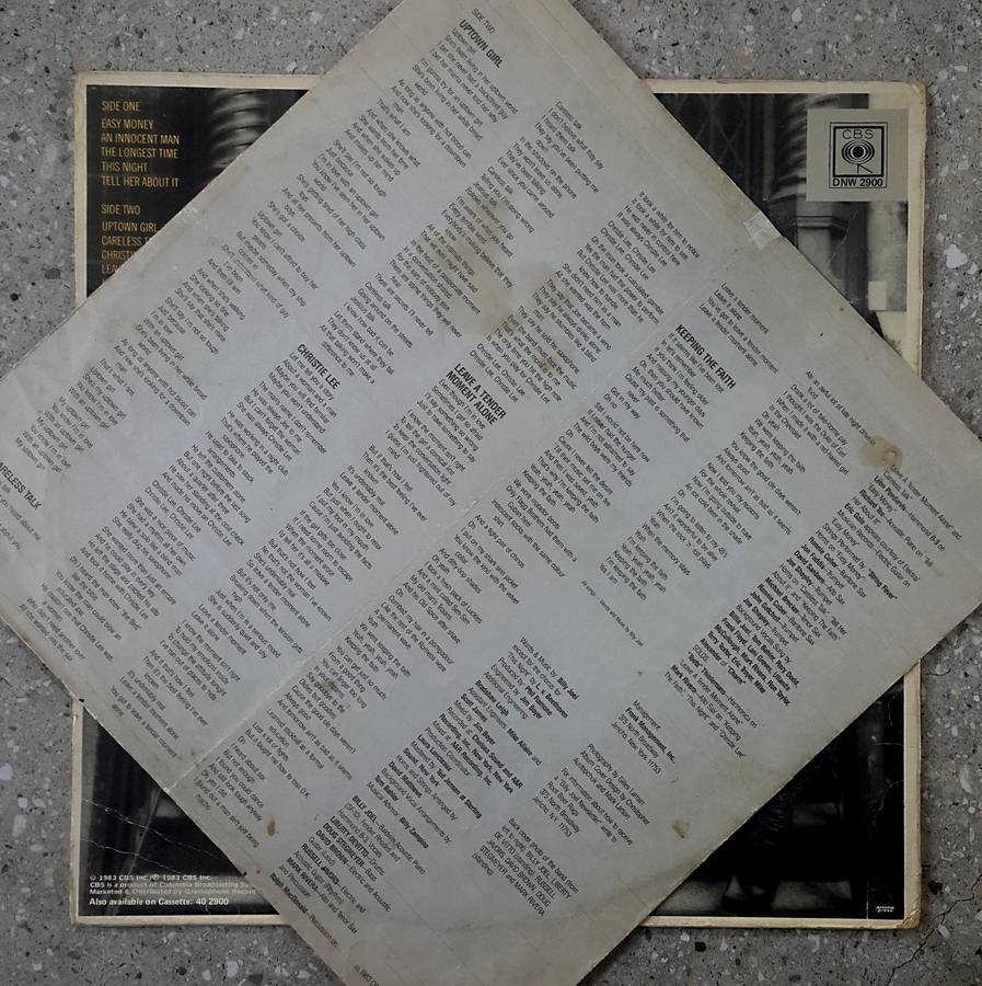 BILLY JOEL - AN INNOCENT MAN Vinyl, LP, Album Country: South Africa Released: 1983