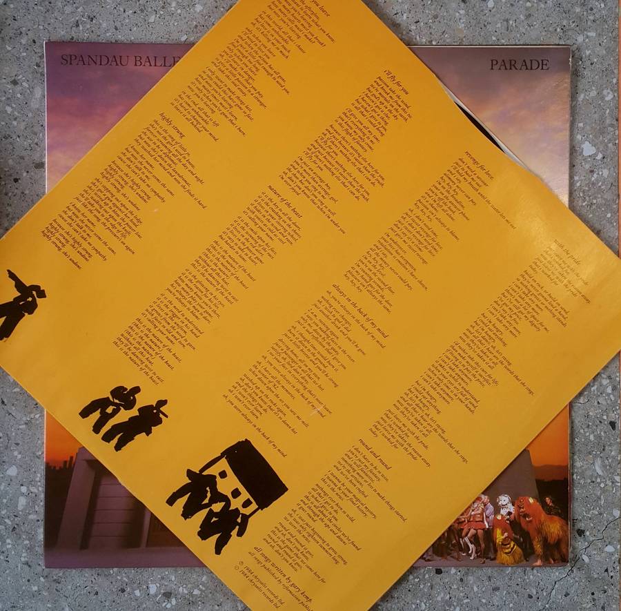 SPANDAU BALLET - PARADE Vinyl, LP, Album, Gatefold Country: South Africa Released: 1984