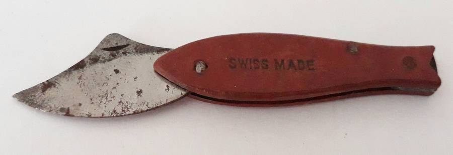 Vintage Swiss Made Mini Fish Pocket Knife