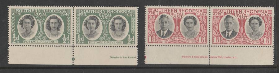 SOUTHERN RHODESIA     UMM    ROYAL VISIT       UMM  1947