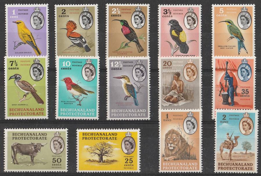 BECHUHANALAND  PROTECTORATE    1961     FULL SET       UMM