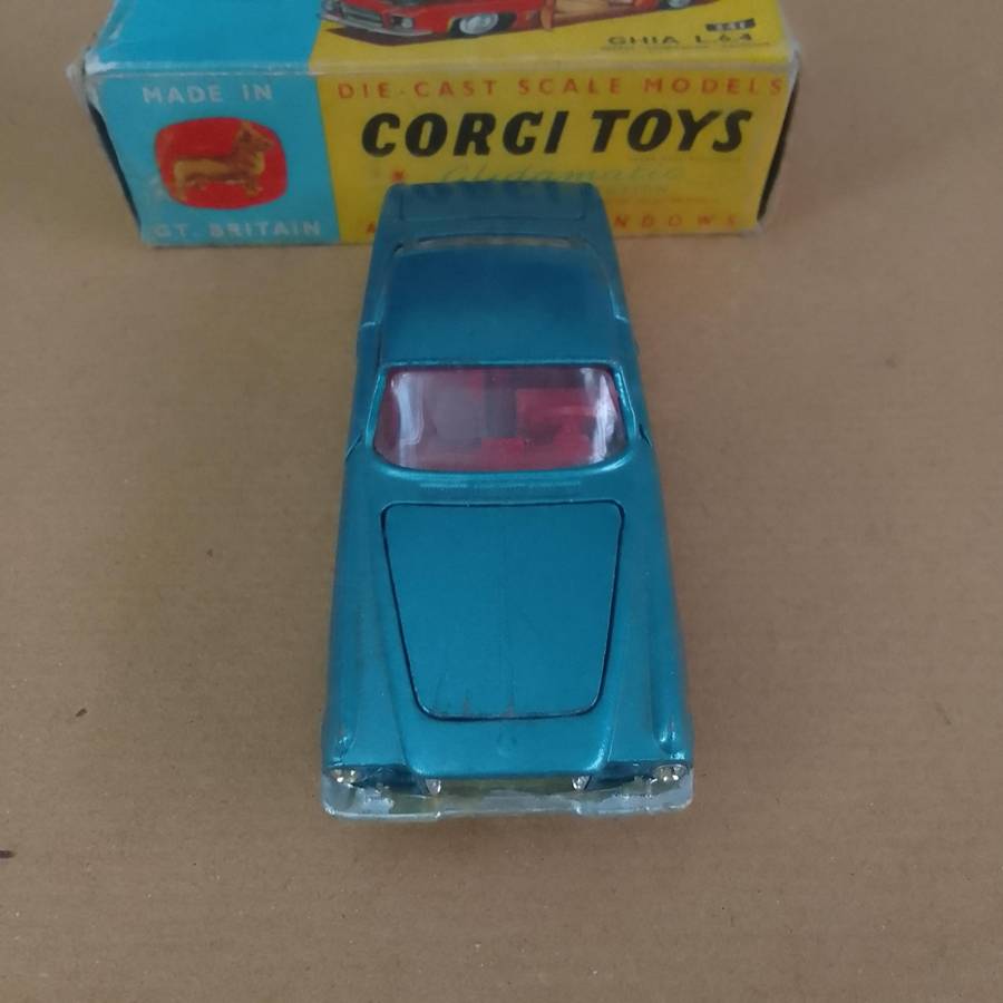Original Corgi Toys Ghia L6.4 with Chrysler V8 Engine made in GT Britain