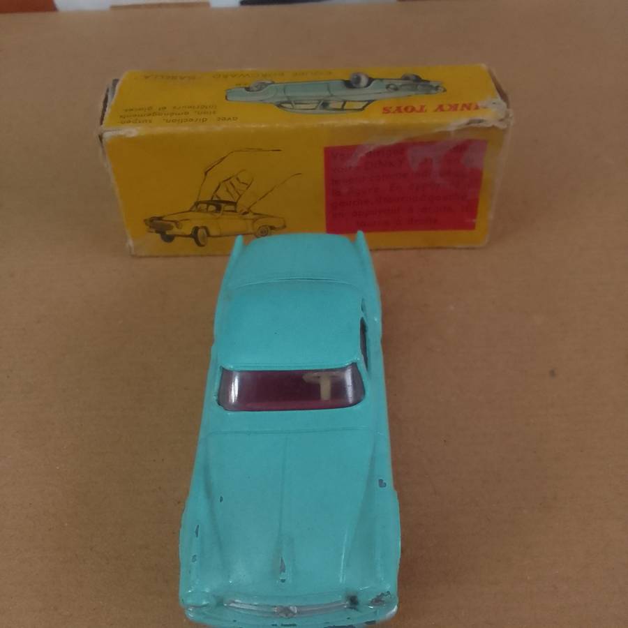 Borgward Isabella Original Dinky Toy with Box Made in France by Meccano 1:43 scale