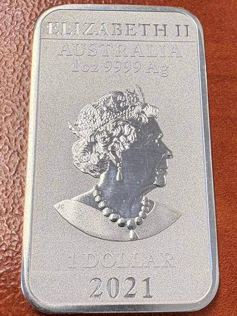 2021 Australian 1ounce SILVER Bar