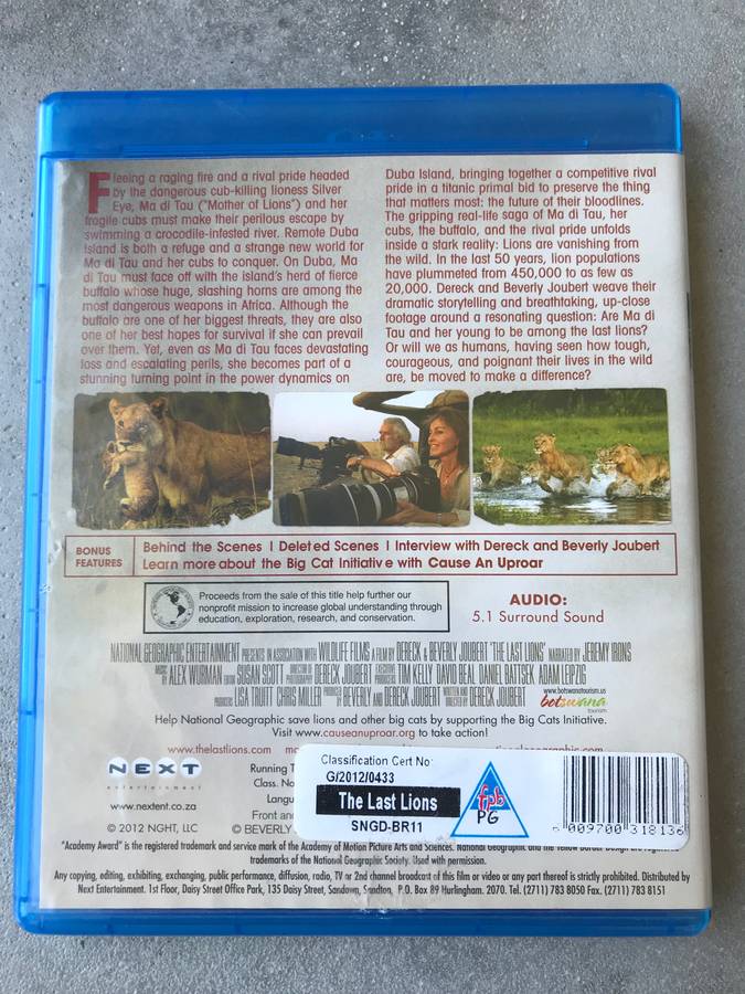 The Last Lions [Blu-ray]