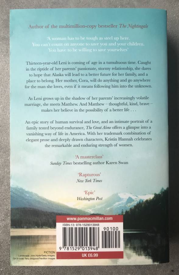 The Great Alone by Kristin Hannah [Paperback: Excellent]