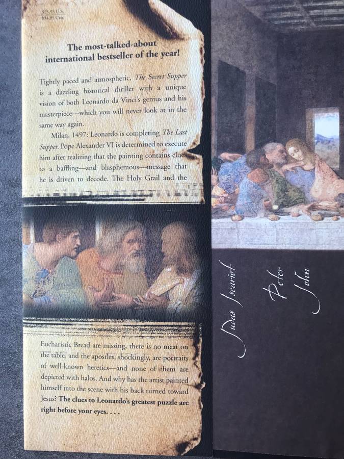 The Secret Supper by Javier Sierra [Hardcover: Good]