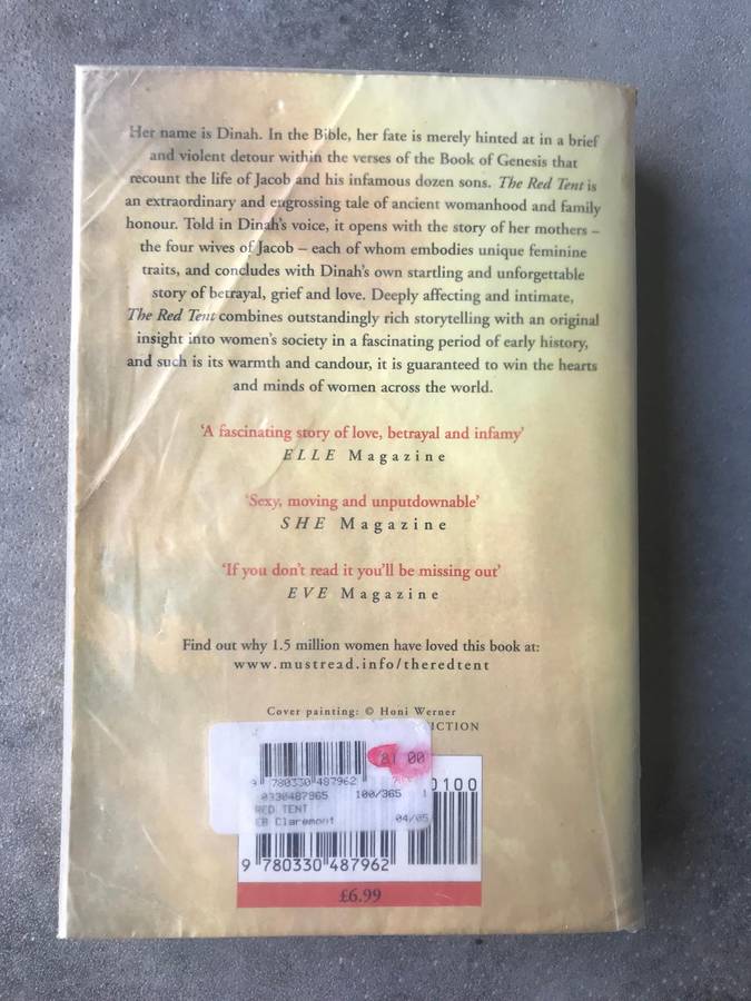 The Red Tent by Anita Diamant [Paperback: Average]