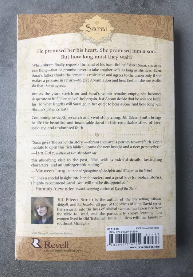 Sarai (Wives of the Patriarchs #1) by Jill Eileen Smith [Paperback: Excellent]
