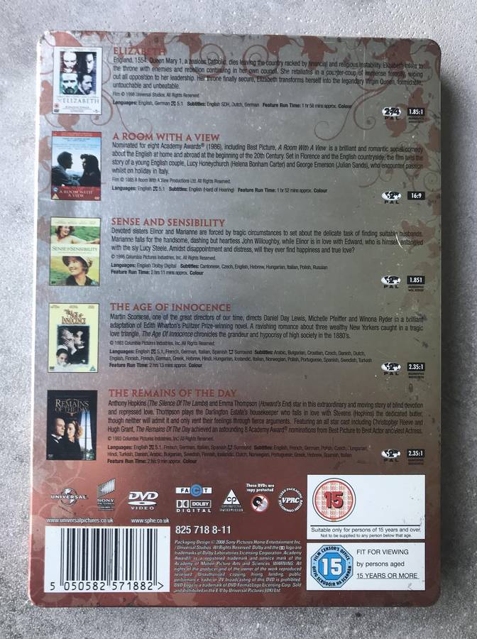 Greatest Ever Costume Dramas [5 DVD]