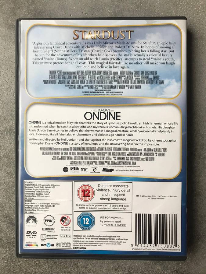 Stardust / Ondine [2 DVD]