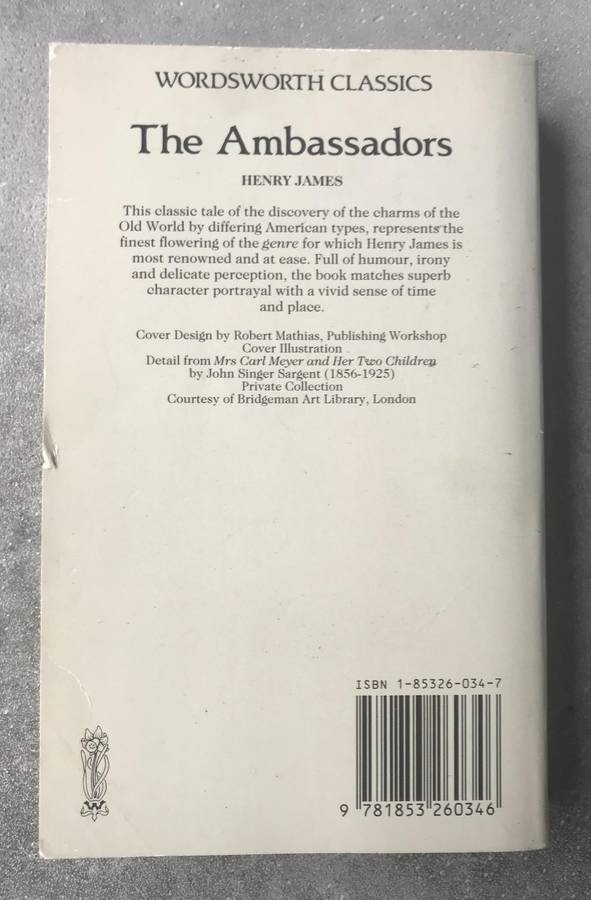 The Ambassadors by Henry James [Paperback: Good]