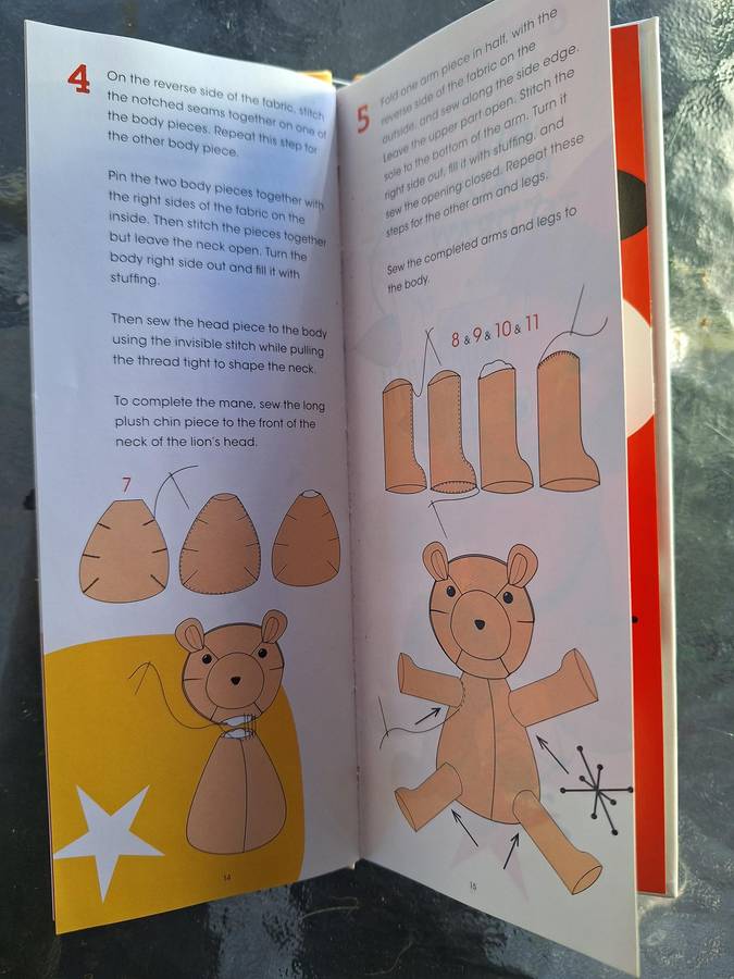 How to make a teddy lion