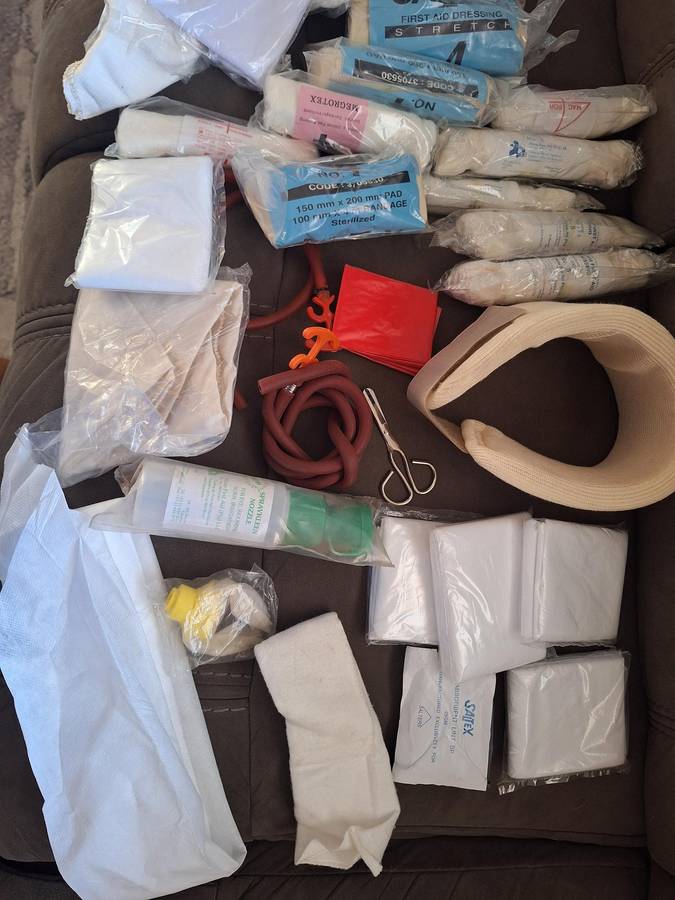 Lot of medical First Aid Supplies