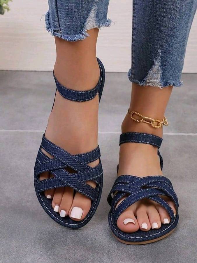 Beautiful Jean Sandals