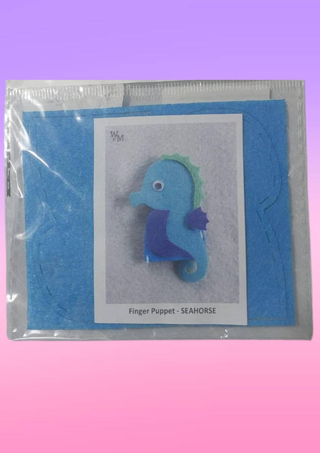DIY - Finger puppet sea horse