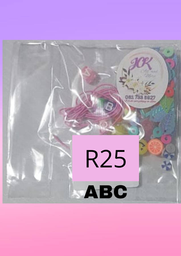 DIY Beads set for bracelet and neckless - kids