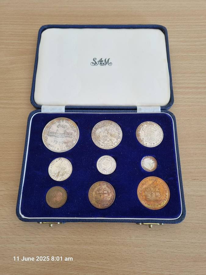 ****1960 SHORT PROOF SET IN SA MINT BOX****