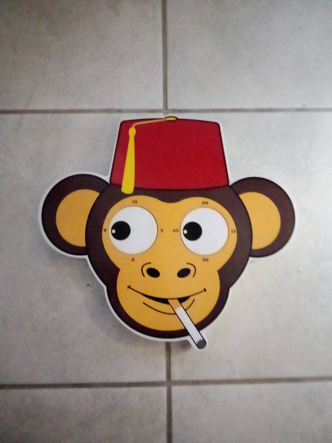 Antique Monkey clock