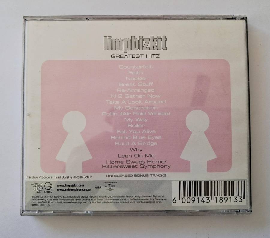 Limpbizkit  Greatest Hitz CD