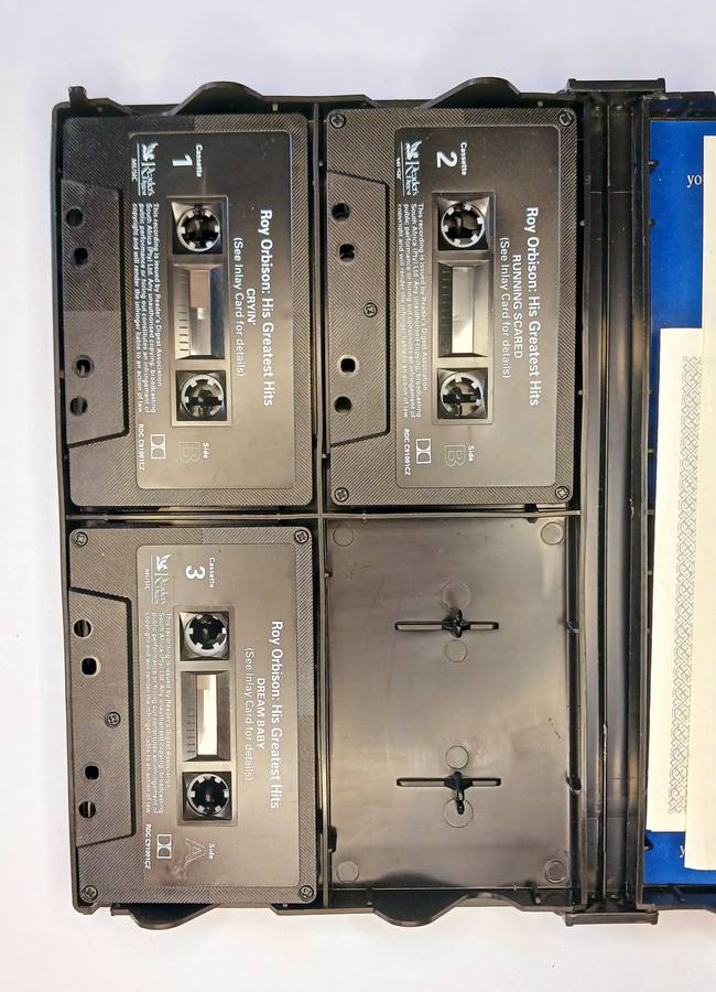 Roy Orbison Greatest hits 3pc Cassette Set