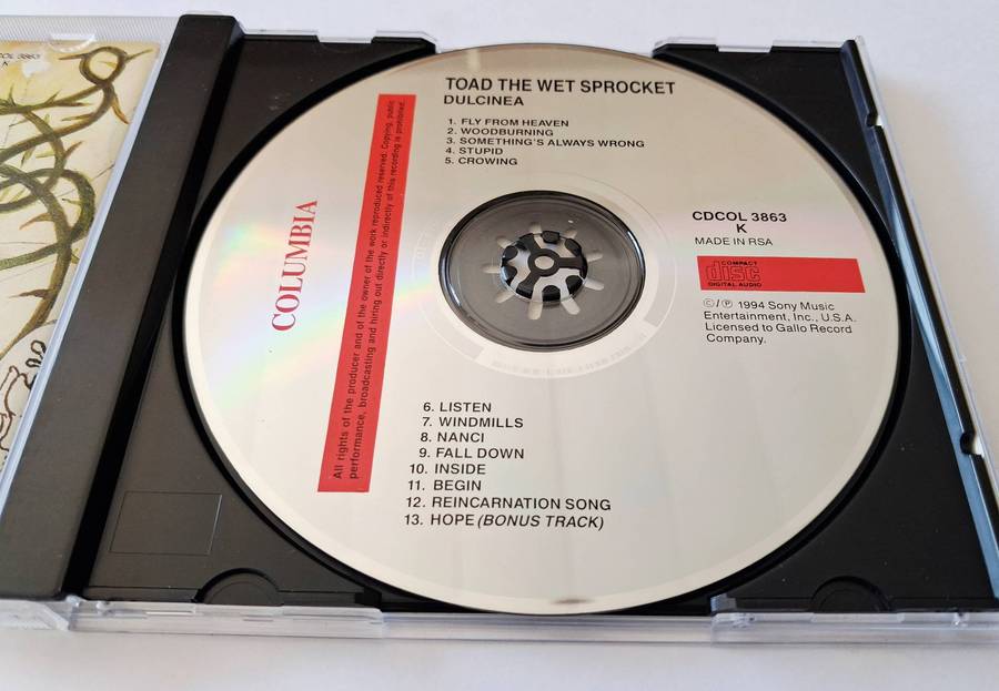Toad The Wet Sprocket  Dulcinea CD