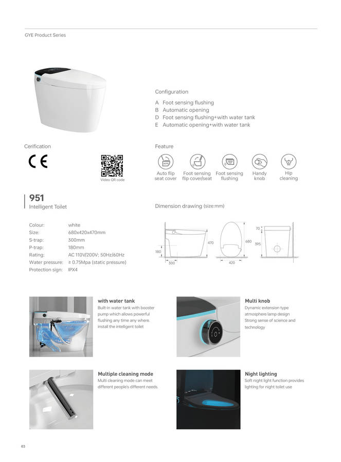 Intelligent Toilet Tankless