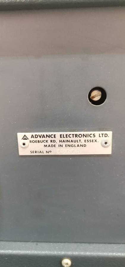 Vintage Advance Electronics VM77D RMS Volts Sine Wave Meter