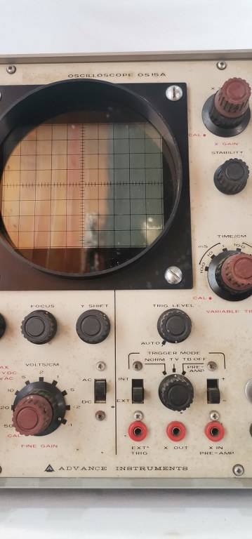 Vintage Advance Electronics Oscilloscope OS15A