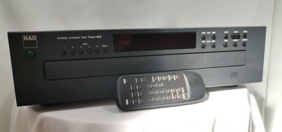 NAD 523 - Multi Disc CD Player with Remote Control & User Manual