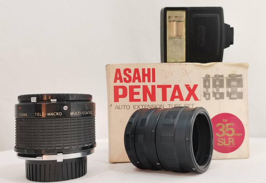 Minolta XG-M 35mm SLR Film Camera with Accessories