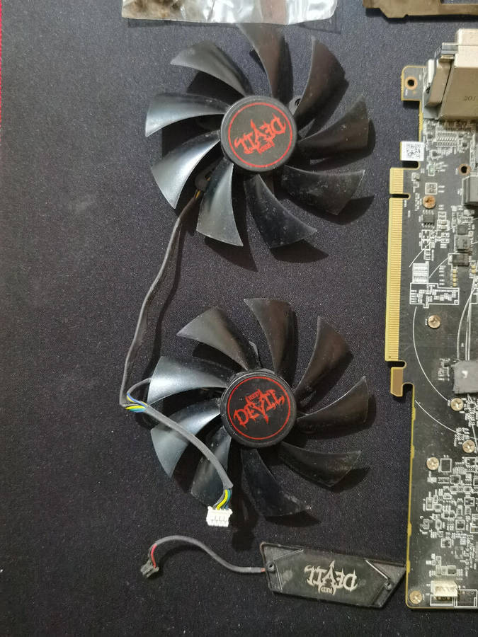 DEAD AMD RX580 8GB GRAPHICS CARD - POWERCOLOR RED DEVIL
