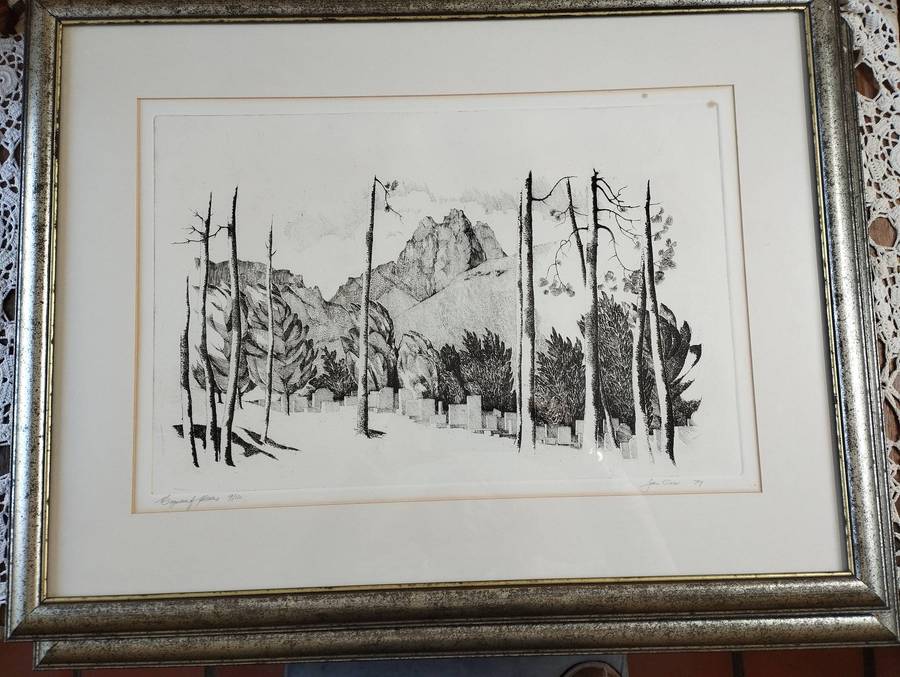 Stone Lithographs by South African artist Jan Visser