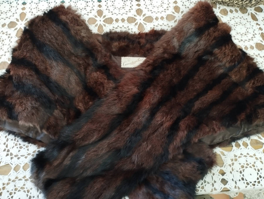 Sable fur stole