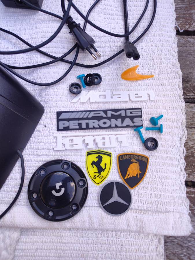 Logitech G920 modded F1 wheel + pedals + shifter stick