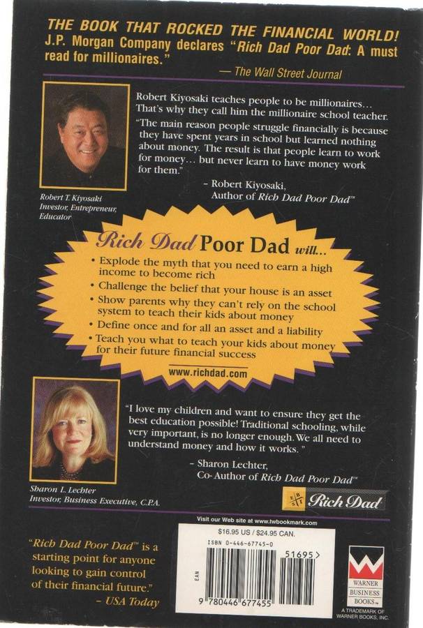 RICH DAD POOR DAD - ROBERT T KIYOSAKI (1998)