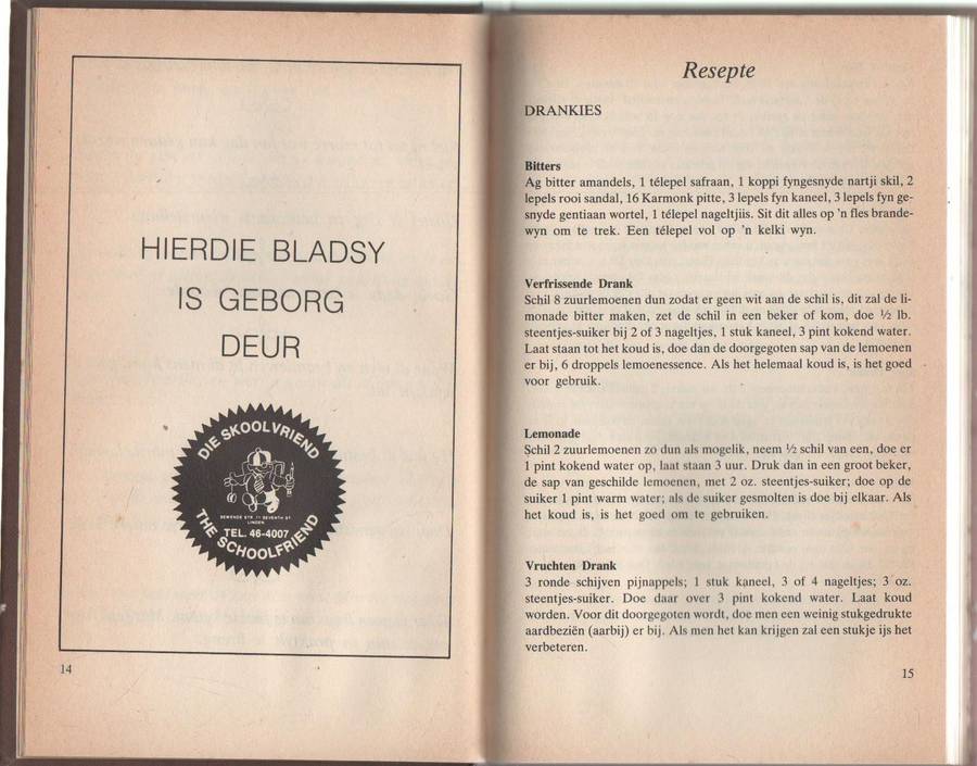 OUMA EN OUPA SE RESEPTE EN BOERERATE UIT TOEKA SE DAE - ELAINE BOSMAN, LEONORA BRILL & FANNY KUHN