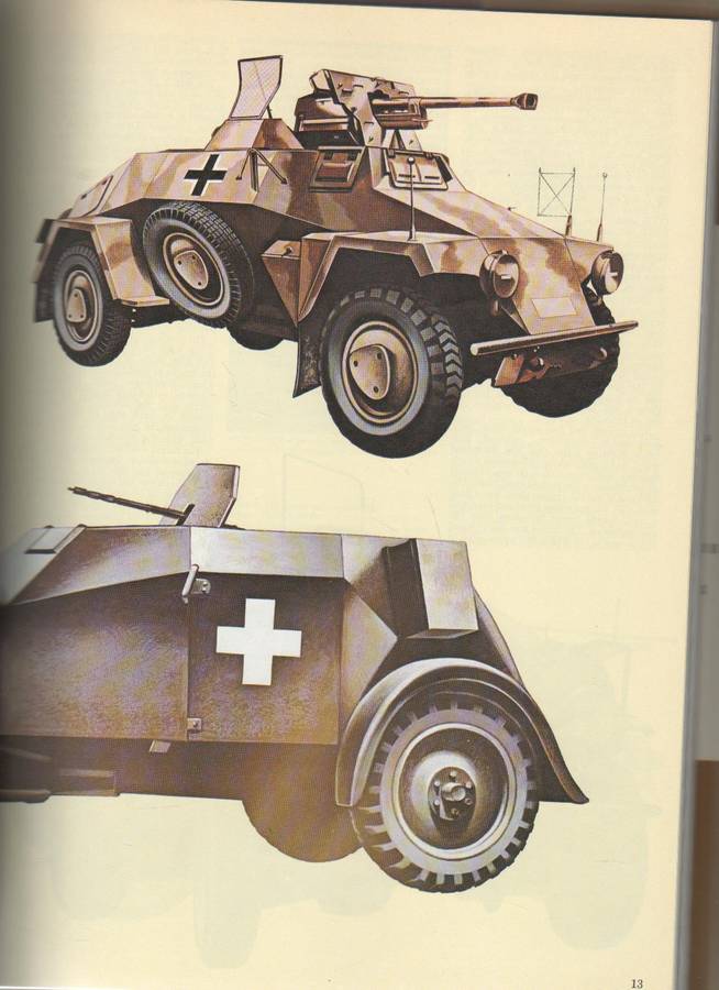 GERMAN TANKS & FIGHTING VEHICLES OF WORLD WAR II- CHRIS ELLIS & PETER CHAMBERLAIN (1976)