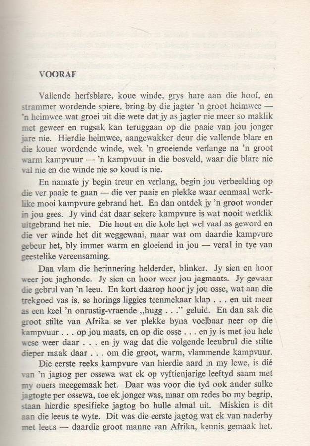 KAMPVURE WAT NIE UITBRAND NIE - P J SCHOEMAN (2 DE DRUK 1968) JAGVERHALE