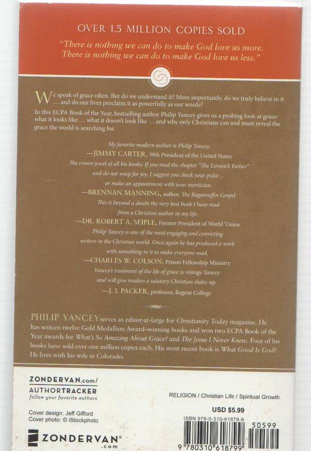 WHAT'S SO AMAZING ABOUT GRACE? - PHILIP YANCEY (1997)