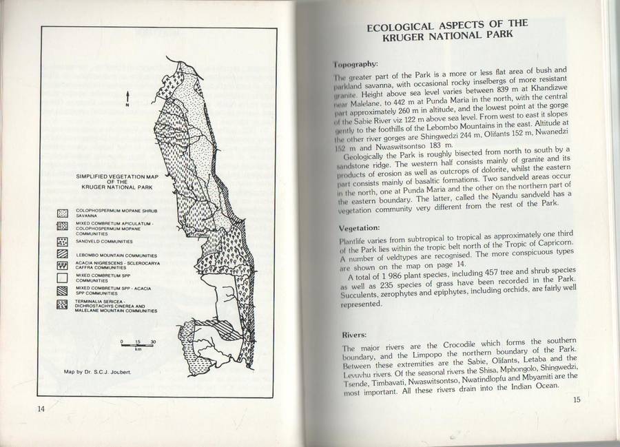 KRUGER NATIONAL PARK , QUESTIONS AND ANSWERS - P F FOURIE  (1989)