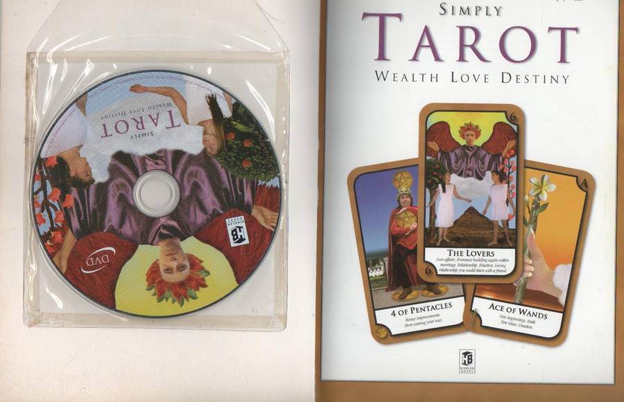 SIMPLY TAROT WEALTH LOVE DESTINY - AMANDA HALL (1 ST PUBLISHED 2005)  CD INCLUDED