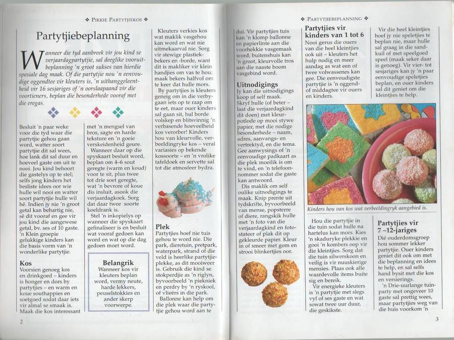PIKKIE PARTYTJIE KOS