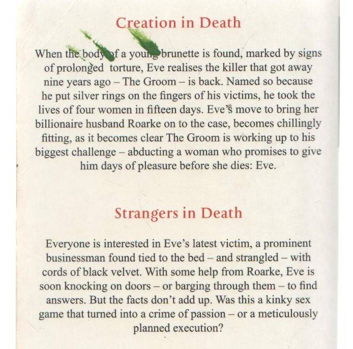 J D ROBB OMNIBUS: CREATION IN DEATH & STRANGERS IN DEATH (2011)