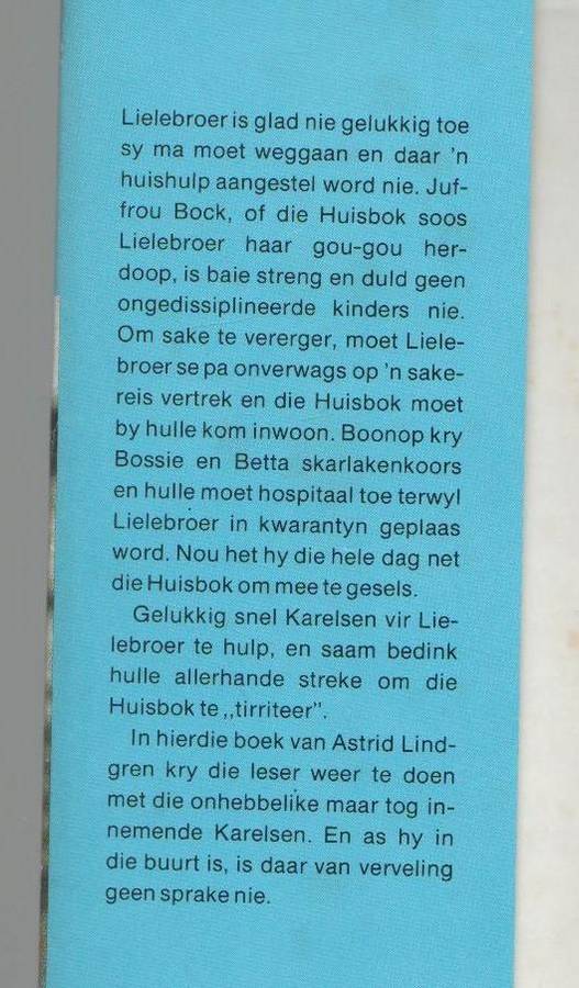 KARELSEN VLIEG WEER - ASTRID LINDGREN (1978)