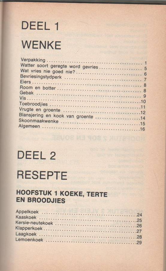 RESEPTE VIR DIE VRIESKAS - ERINA BEZUIDENHOUT (3 DE UITGAWE 1986)