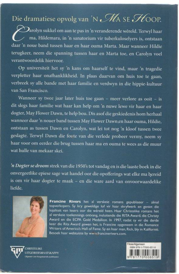 'N DOGTER SE DROOM - FRANCINE RIVERS (2010)